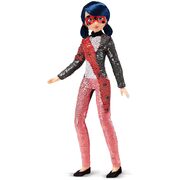 Miraculous Transforming Sequins Fashion Doll Marinette to Ladybug- Fashion Flip