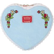 Loungefly Strawberry Shortcake Denim Heart Shaped Figural Crossbody Bag