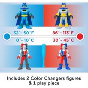 Imaginext DC Super Friends Batman Figure Set With Harley Quinn And Color-Changing Action