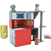 Tile Town Fire Station Magnetic Tiles Playset