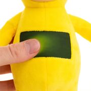 Teletubbies Laa Laa 8'' Plush with Interactive Color Changing Belly Patch