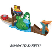 Hot Wheels Monster Trucks Swamp Chomp Playset