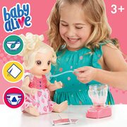 Baby Alive Magical Mixer Baby Doll Strawberry Shake Blender (Plastic Free Packaging)