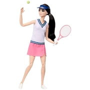 Barbie Careers Made to Move Tennis Player Doll with Racket and Ball HKT73