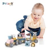 PolarB Stacking Block Animal Train