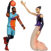 Space Jam New Legacy Buddy Figure 2 Pack On Court Rivals Lebron & White Mamba