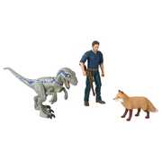 Jurassic World Dominion Owen & Velociraptor 'Beta' Dinosaur Figure Pack