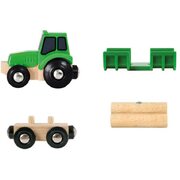 Brio World Farm Tractor with Load 4pcs 33799