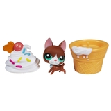 Littlest Pet Shop Hide and Sweet Boston Terrier #3174 (damaged box)