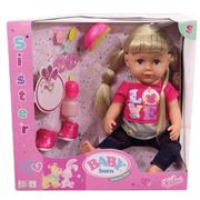 ZAPF Baby Born Interactive Sister Doll