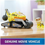 PAW Patrol The Mighty Movie Rubble Bulldozer Vehicle