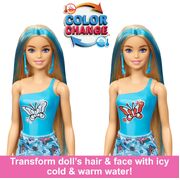 Barbie Color Reveal Doll with 6 Surprises Totally Groovy Series Doll