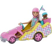 Barbie and Stacie to the Rescue - Racer Doll with Go-Kart Toy Car HRM08