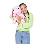 Zuru Hug a Lumps Soft Weighted Toy Plush - Hazel the Pink Bunny