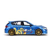 Sonic  - Subaru STI with Sonic Figure 1:24 Scale Diecast Vehicle