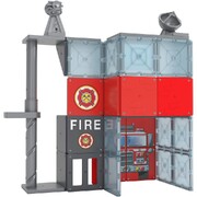 Tile Town Fire Station Magnetic Tiles Playset