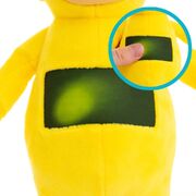 Teletubbies Laa Laa 8'' Plush with Interactive Color Changing Belly Patch