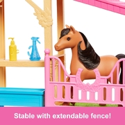 Barbie Mysteries: The Great Horse Chase Stable Playset With Fashion Doll HXJ40