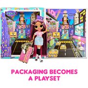 LOL Surprise OMG World Travel City Babe Fashion Doll with 15 Surprises Including Fashion Outfit