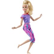 Barbie Made to Move Doll Blonde Athleisure-wear GXF04 Yoga