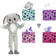 Barbie Cutie Reveal Purple Hair Doll Grey Bunny