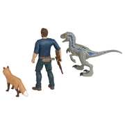 Jurassic World Dominion Owen & Velociraptor 'Beta' Dinosaur Figure Pack