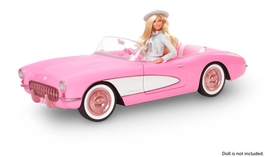 Barbie Convertible Toy Car, Sparkly Pink 2-Seater Cote dIvoire