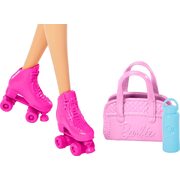 Barbie Fitness Brunette Doll Roller Skates And Tennis, with Puppy and Accessories HKT91