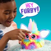 Fur Furby Tie Dye Plush Interactive Toy