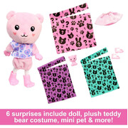 Barbie Cutie Reveal Chelsea Doll Cozy Cute Tees Series - Teddy Bear