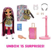 LOL Surprise OMG World Travel City Babe Fashion Doll with 15 Surprises Including Fashion Outfit