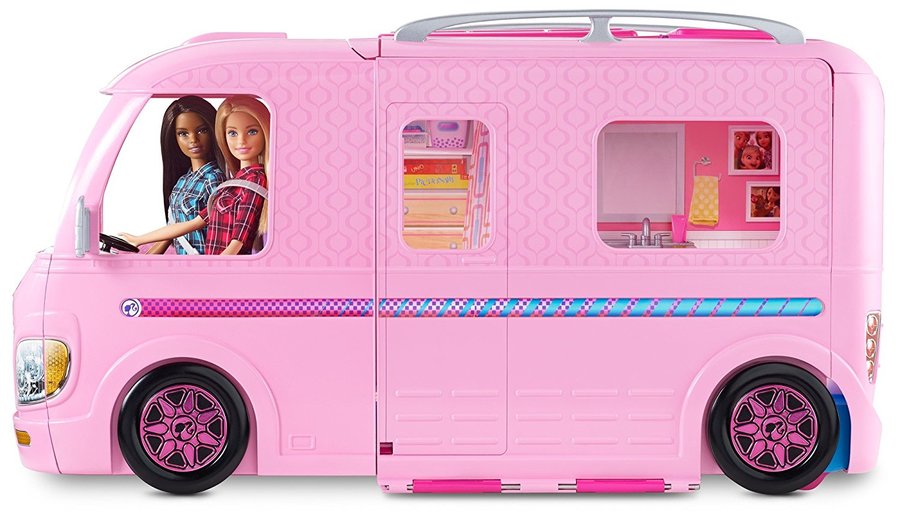 NEW Barbie Puppy Adventure Pop-Up Camper Vehicle Van