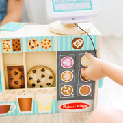 Melissa & Doug Wooden Cafe Barista Coffee Shop Playset