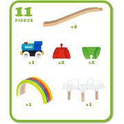 Brio World My First Railway Light Up Rainbow Set 11 Pieces