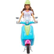 Barbie Fashionistas Doll And Scooter Travel Playset