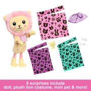 Barbie Cutie Reveal Chelsea Doll Cozy Cute Tees Series - Lion