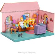 The Simpsons House Living Room Diorama 2.5" Scale Playset