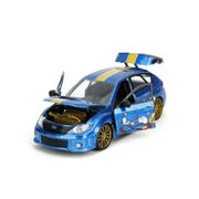 Sonic  - Subaru STI with Sonic Figure 1:24 Scale Diecast Vehicle