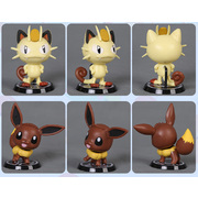 Pokemon Figures 6pcs set - Pikachu, Meowth, Charizard, Eevee, Mew, Lucario