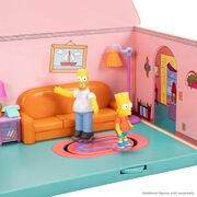 The Simpsons House Living Room Diorama 2.5" Scale Playset