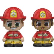 Tile Town Fire Station Magnetic Tiles Playset