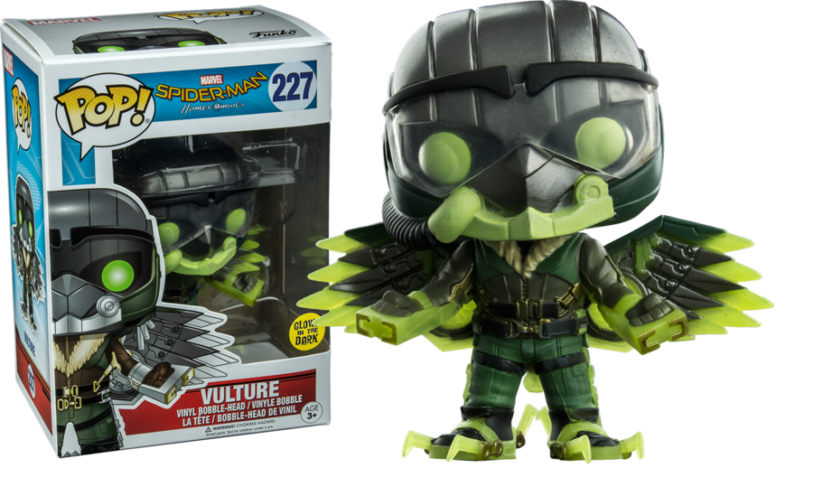 Funko Pop! Marvel SpiderMan Vulture Glow In The Dark Vinyl Figure #227