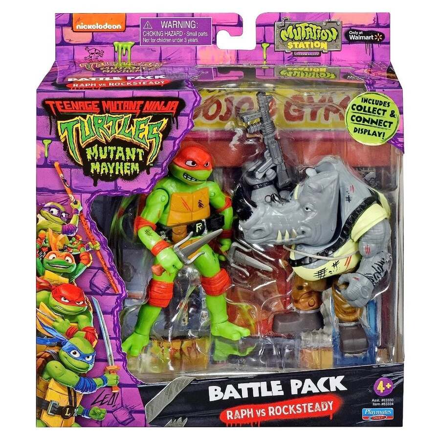 Teenage Mutant Ninja Turtles Mutant Mayhem Mutation Station Raph VS ...