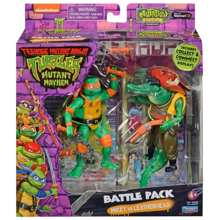 Teenage Mutant Ninja Turtles Mutant Mayhem Mutation Station Mikey vs ...