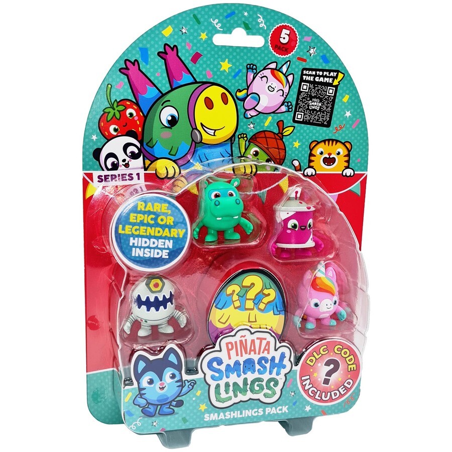 Pinata Smashlings Collectible Figures 5 Pack - Assorted*