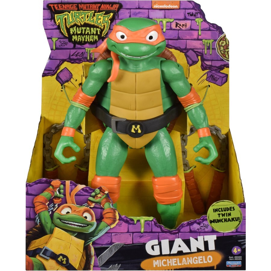 Teenage Mutant Ninja Turtles: Mutant Mayhem Movie Leonardo 12-Inch Giant  Action Figure