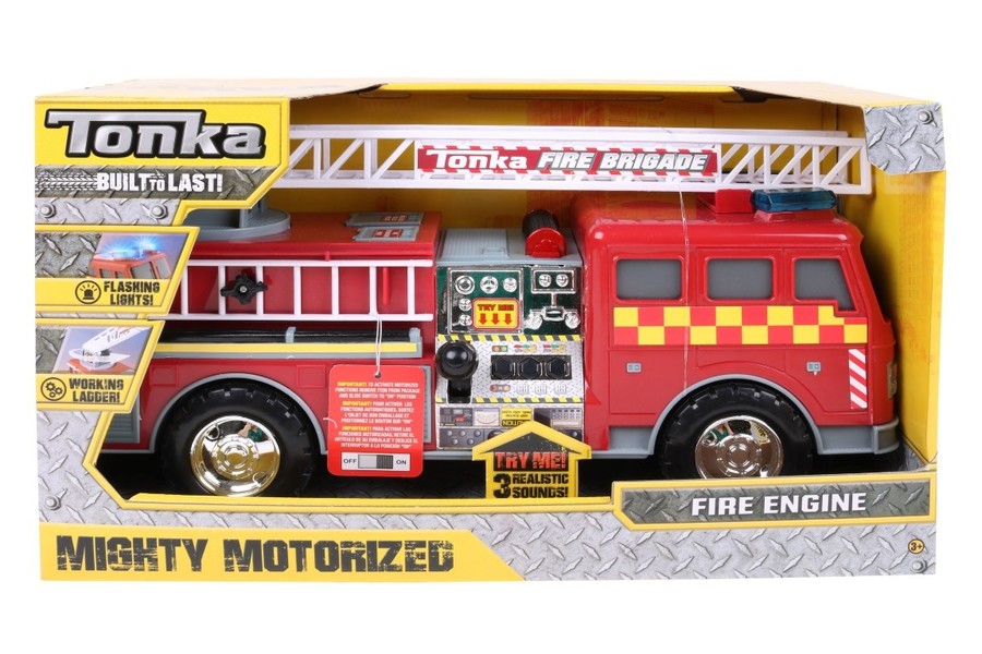 tonka mighty motorized fire engine