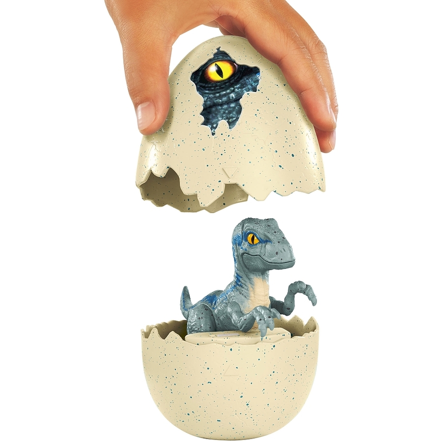 Jurassic World Hatch N Play Dinos Velociraptor Blue Lemony Gem Toys Online