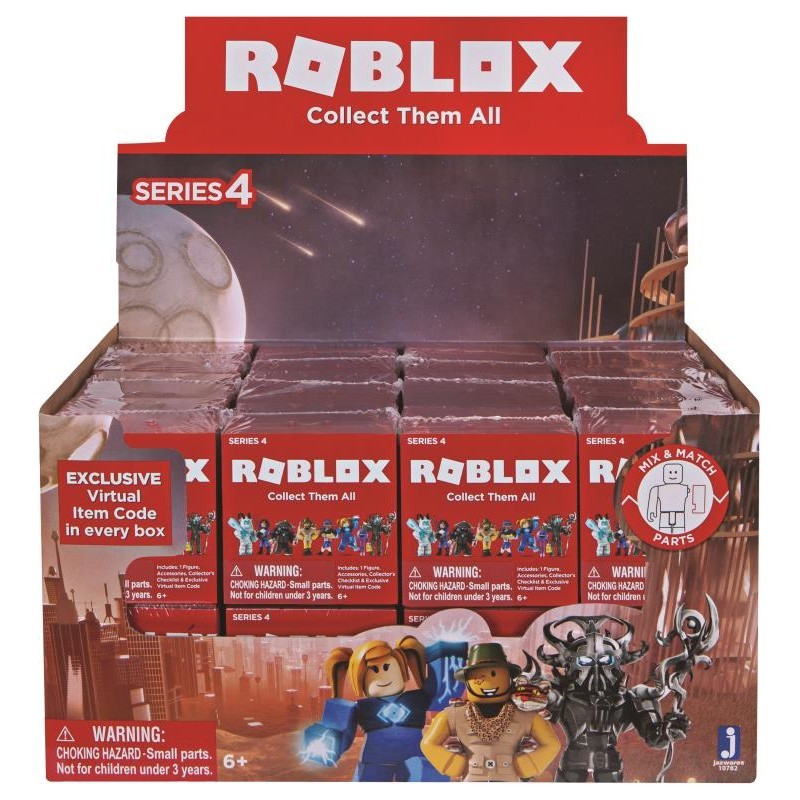 Roblox Series 4 Mini Mystery Figures Full Box Of 24 Lemony Gem - roblox series 4 mini mystery figures full box of 24