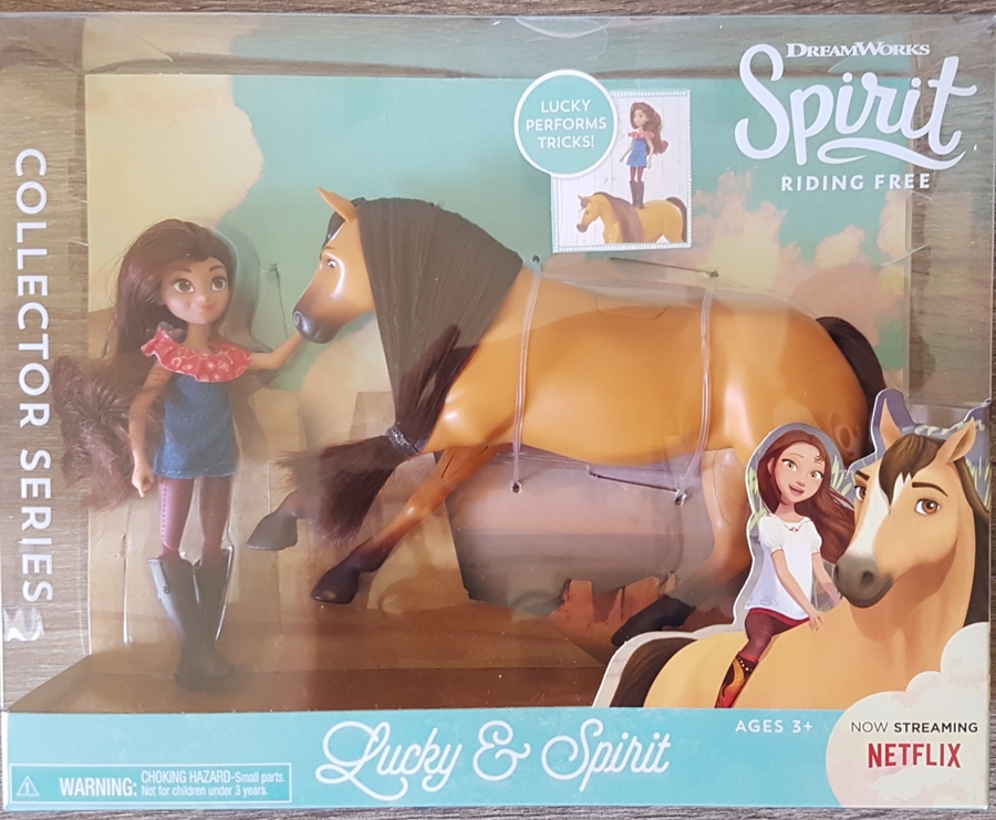 spirit riding free doll and horse